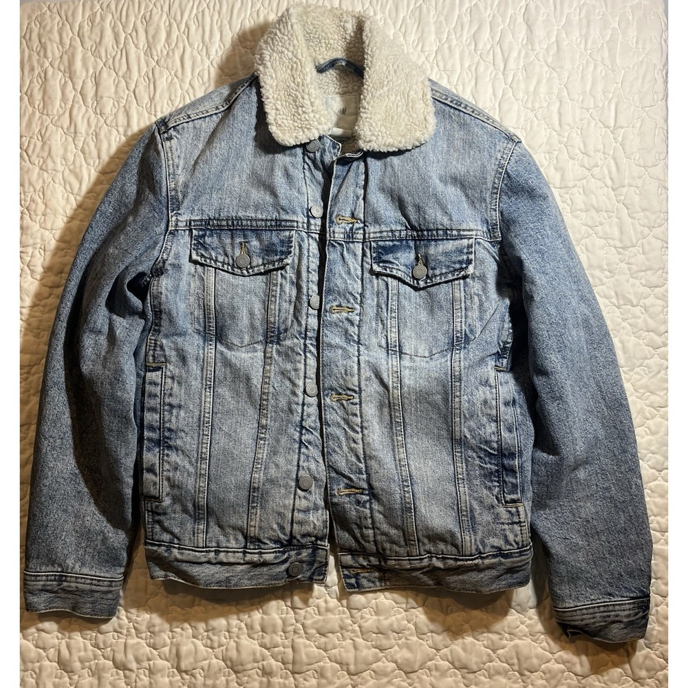 Men's‎ H&M Jean Jacket Insulated Sherpa Small